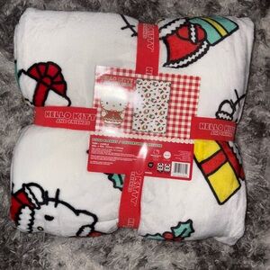 hello kitty christmas blanket